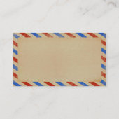 Het  Collectie van het Airmail Wedding Informatiekaartje (Achterkant)