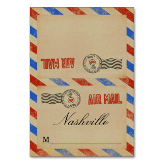 Het  Collectie van het Airmail Wedding Kaart