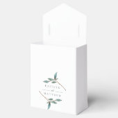 Het Collectie van het botanische Bliss Wedding Bedankdoosjes (Geopend)