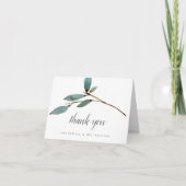 Het Collectie van het botanische Bliss Wedding Bedankkaart (Voorkant)