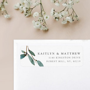 Het Collectie van het botanische Bliss Wedding Etiket