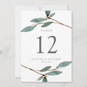 Het Collectie van het botanische Bliss Wedding Kaart (Voorkant)