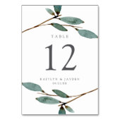 Het Collectie van het botanische Bliss Wedding Kaart (Achterkant)