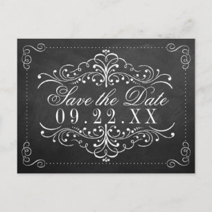 Het Collectie van het Chalkboard Wedding Aankondigingskaart