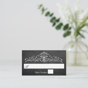 Het Collectie van het Chalkboard Wedding Plaatskaartje