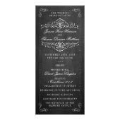 Het  Collectie van het Chalkboard Wedding - Progra Reclamekaart (Voorkant)