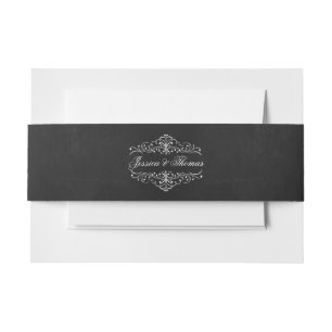 Het  Collectie van het Chalkboard Wedding Uitnodigingen Wikkel