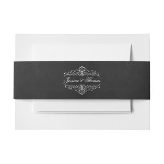 Het  Collectie van het Chalkboard Wedding Uitnodigingen Wikkel