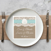 Het Collectie van het strand van Turquoise Sand Do Servetten