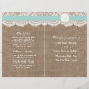 Het Collectie van het Turquoise Sand Dollar Weddin