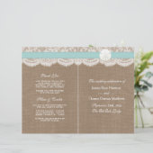 Het Collectie van het Turquoise Sand Dollar Weddin (Staand voorkant)