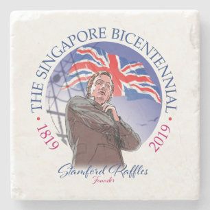 Het Collectie van Singapore Stenen Onderzetter