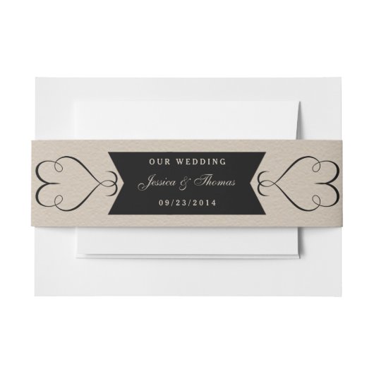 Het Collectie Vintage Wedding Uitnodigingen Wikkel (Voorkant Voorbeeld)