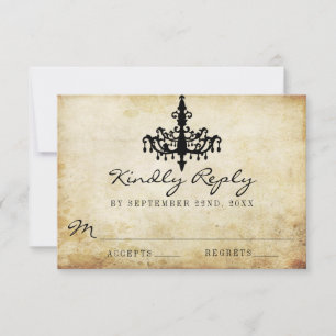 Het  Collectie voor het weduwschap RSVP Kaartje