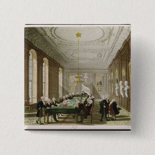 Het College van Artsen Vierkante Button 5,1 Cm