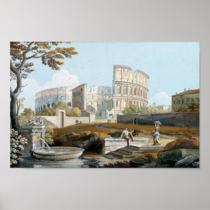 Het Colosseum in Rome   Giovanni Battista Busiri Poster