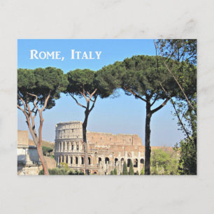 Het Colosseum in Rome, Italië Briefkaart