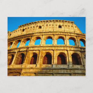 het colosseum in Rome , Italië Briefkaart