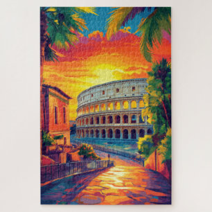 Het Colosseum in Rome. Legpuzzel