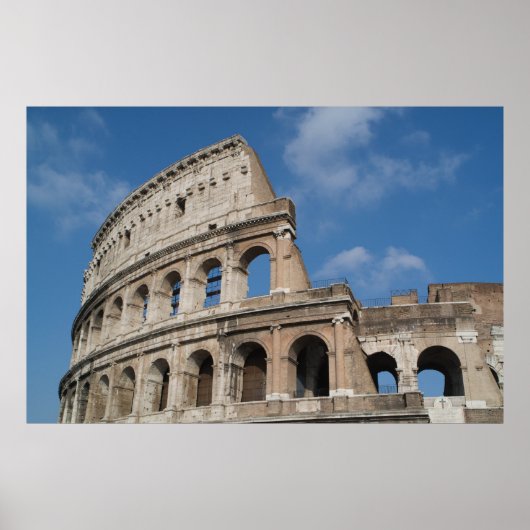 Het Colosseum in Rome Poster (Voorkant)