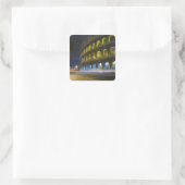 Het Colosseum in Rome Vierkante Sticker (Tas)