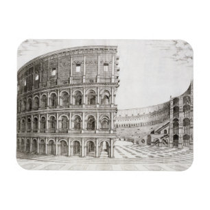 Het Colosseum, ingebouwd in AD 80 (graven) Magneet