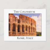 Het Colosseum, Rome, Italië Briefkaart (Voorkant)