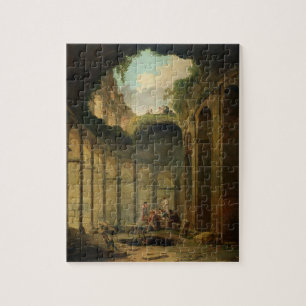 Het Colosseum, Rome (olie op doek) Legpuzzel