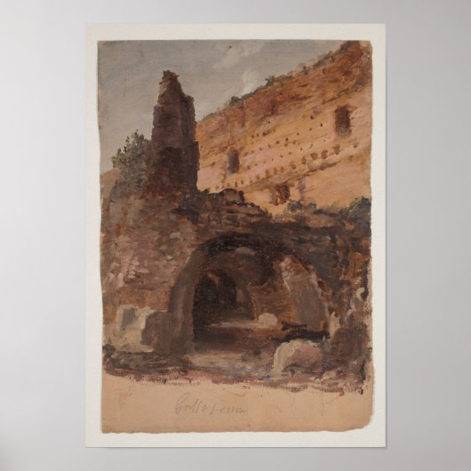 Het Colosseum - Thomas Cole (Rome) Poster (Voorkant)