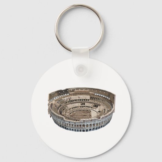 Het Colosseum van Rome: 3D-model: Sleutelhanger (Voorkant)