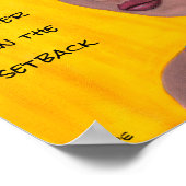 Het Comeback - Inspirerend Poster voor fijne kunst (Hoek)