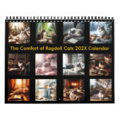 Het comfort van Ragdoll Cats 202X Kalender (Hoes)