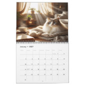 Het comfort van Ragdoll Cats 202X Kalender (Jan 2027)