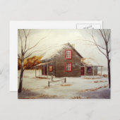 Het comfortabele Briefkaart van de Cabine (Voorkant / Achterkant)