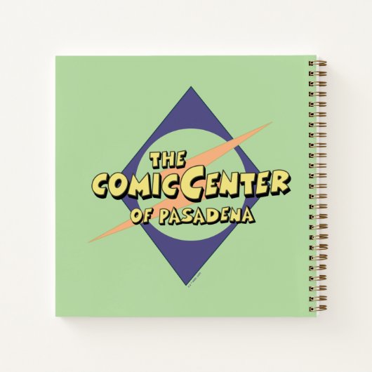 Het Comic Center van Pasadena Notitieboek (Achterkant)