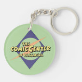 Het Comic Center van Pasadena Sleutelhanger (Achterkant)