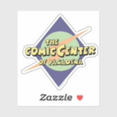 Het Comic Center van Pasadena Sticker (Vel)