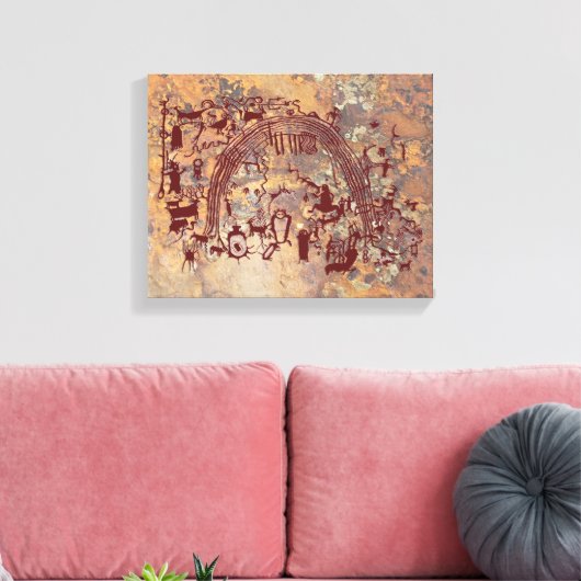 Het Comité van medicijnmannen Canvas Afdruk (Insitu (Woonkamer))