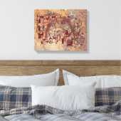 Het Comité van medicijnmannen Canvas Afdruk (Insitu (Slaapkamer))