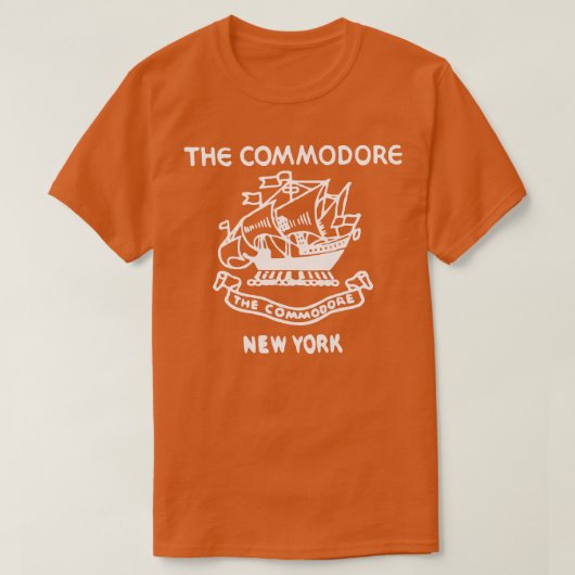 Het Commodore Hotel Hotel Matchbook T-shirt (Design voorkant)