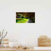 Het Como Bellagio Walkway Autumn in Italië Poster (Keuken)