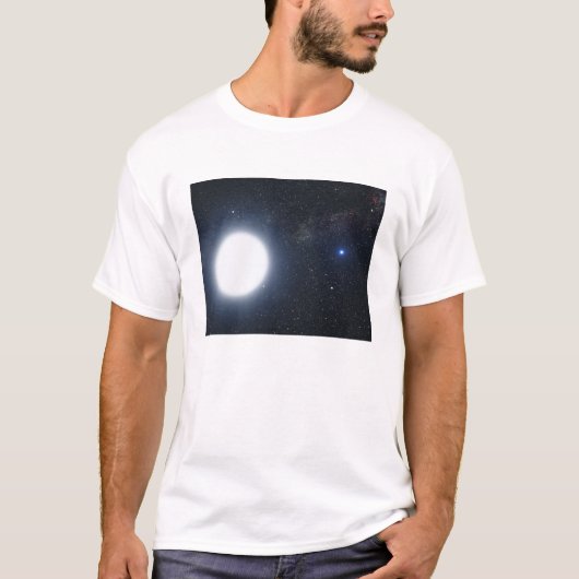 Het concept dat van de kunstenaar het binaire ster t-shirt (Voorkant)