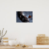 Het concept van de diepgravende botenteller van de poster (Keuken)