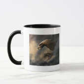 Het concept van de grote adelaars mok (Links)