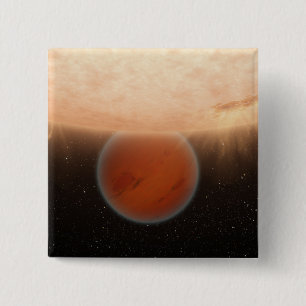 Het concept van een kunstenaar vierkante button 5,1 cm