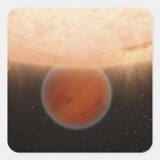 Het concept van een kunstenaar vierkante sticker (Voorkant)