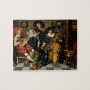 Het concert (olie op het paneel) legpuzzel