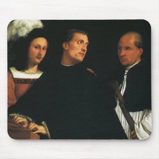 Het concert van de Titische Renaissance Fine Art Muismat (Voorkant)