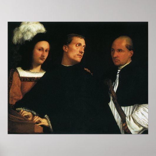 Het concert van de Titische  Renaissance Fine Art Poster (Voorkant)