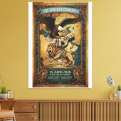 Het conflict escaleert canvas afdruk (Insitu (Woonkamer))